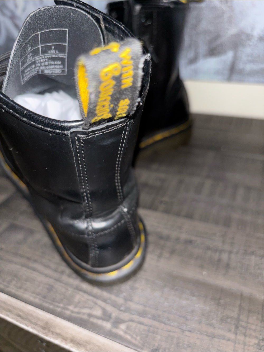 Dr. Martens Shoes | 1460 lace up
Boot In Black Wonens SZ 7 - Picture 9 of 12